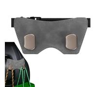 Genérico Car Purse Hook Headrest - PU Leather Zinc Alloy 15x8.5cm | Car Seat Hanger Hook, Automotive Seat Back Organizer | High Load-Bearing Hooks For Cars Seats Headrest Travel Daily Use