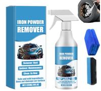 Genérico Car Rust & Iron Particle Remover Spray, Fast Acting Heavy Duty Metal Cleaner Rust Remover Spray, Rust Remover for Metal for Brake Dust, Wheel & Paint, for All Surfaces (1PCS)