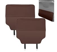 Genérico Car Seat Cover - Leather 46x39cm 2 Pieces | Child Car Seat Protectors | Waterproof Vehicle Anti-Kick Mat For Sleeping Resting Reading Automobile Interior Accessory