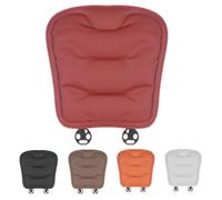 Genérico Car Seat Cushion,Memory Foam Front Seat Pads,Soft Comfortable Seat Cushion,Breathable Cover Non-Slip Bottom Car Seats Cushions,Universal Fit for Office Chair,Drivers (Red)