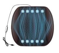 Genérico Car Seat Cushion with Fan - 12V 24V Air Circulation Cooling Seat Pad for Vehicles | Breathable Ventilated Auto Seats Cover, Electric Cooling System for Road Trips Commuting SUV RV Truck Use