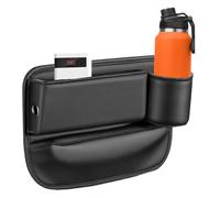 Genérico Car Seat Filler - 18 Inch Leather Velvet Cushion | Leather Seat Gap Organizer - Easy to Install Keeps belongings Organized and Prevents Items from Falling Between Seats for All Car Models