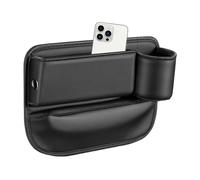 Genérico Car Seat Organizer, Gap Filler Storage, Console Storage Box, Leather Gap Organizer, Front Seat Storage, Extra Side Organizer, Cup Holder Organizer, Auto Console Gap, Car Essentials Organizer