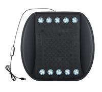 Genérico Car Seat Pad - Breathable Long Sitting Summer Mat with Air Blowing Fan | Cooling Seat Cushion Road Trips Commuting | SUV RV Truck Travel Camping City Touring Comfort Ventilated Pad