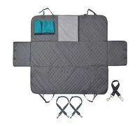 Genérico Car Seat Protector for Dogs, 53.94 Inch Waterproof and Scratch-Resistant Rear Seat Mat with Non-Slip Bottom, Transparent Mesh Cover & Adjustable Straps - Fit for Cars, SUVs & Trucks