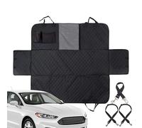 Genérico Car Seat Protector for Dogs, 53.94 Inch Waterproof and Scratch-Resistant Rear Seat Mat with Non-Slip Bottom, Transparent Mesh Cover & Adjustable Straps - Fit for Cars, SUVs & Trucks