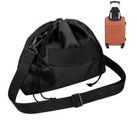Generico Car Seat Travel Bag for Airplane, Portable Pillow Carrying Bag with Drawstring Design, 12.6x10.3in/32x26cm Storage Case and Travel Backpack, Ideal to Thanksgiving, Family, multicolor, single