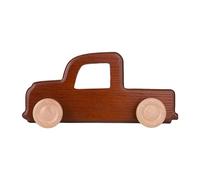 Genérico Car Shape Coat Organizer - Wooden Wall Hanger for Kids Bedroom | Mounted Storage Rack with Smooth Hooks, Space Saving Holder for Backpacks Towels Hats Nursery Entryway