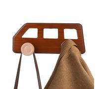 Genérico Car Shape Coat Organizer - Wooden Wall Hanger for Kids Bedroom | Mounted Storage Rack with Smooth Hooks, Space Saving Holder for Backpacks Towels Hats Nursery Entryway