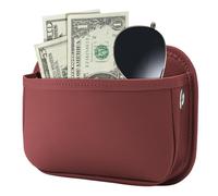 Genérico Car Side Pocket Organizer - Adhesive Dashboard Storage Bag for Vehicle Interior | Waterproof Leather Door Console Pouch for Phone Keys Sunglasses Accessories Holder Auto Seat Gap Solution