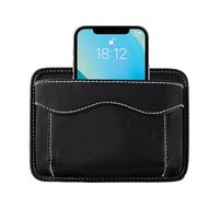 Genérico Car Side Pocket Organizer, PU Leather Seat Bag, Adhesive Car, Multifunctional Console Filler Box, Small Gap Storage, Sturdy and Convenient, Standard Fit for Trucks and