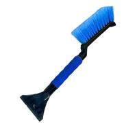 Genérico Car Snow Brush and Ice Scraper - Winter Cleaning Tool | 2 in 1 Snow Remover with Ergonomic Foam Grip, Vehicle Ice Scraper for Windshield Clearing, Automotive Winter Accessory