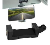 Genérico Car Sun Visor Phone Mount 360° Rotating Smartphone Video Mount