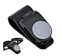 Generico Car Sunglass Holder, Eyeglass Mount, Ticket Card Organizer, 2.75x1.37x0.98 Inches, Easy Installation Compact Interior Storage, Accessories Gadget, Multi-Use Organizer for Visor