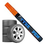 Genérico Car Tire Letter Pen,Quick Dry Permanent Non-Fading Tyre Marker - Rubber Wood Drawing Pen,for Vehicle Motorcycle Bikes Metal Glass