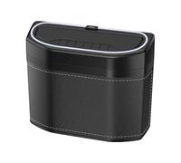 Genérico Car Trash Bin - Car Garbage Bin | Carr Cup Holder Trash Can, Automotive Dustbin With Touch Light, Smell-Proof Waste Storage Can For Vehicle Rvs Minivans Pick-Ups Trucks Boats Cabs Road Trips
