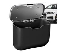 Genérico Car Trash Bin, Leakproof Compact Garbage Container With Lid & Storage Pockets, Foldable Automotive Organizer, Car Trash Bin for RV Truck Sedan Pickup SUV Road Travel Long Drives