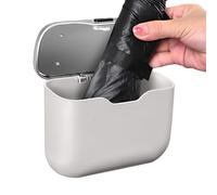 Genérico Car Trash Bin, Leakproof Compact Garbage Container With Lid & Storage Pockets, Foldable Automotive Organizer, Car Trash Bin for RV Truck Sedan Pickup SUV Road Travel Long Drives