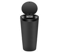 Genérico Car Trash Can - 5.90 Inch Cup Holder | Abs Leak Proof Bin | Mini Trash Can for Car | Waterproof Cars Garbage Cans with Sealing Lid and Tissue Dispenser for Clean Organised Vehicle Use