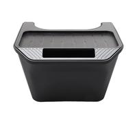 Genérico Car Trash Can, Car Storage Organizer with Lid, Good Car Mat Companion, Automotive Organizer for Cup Holder, Cell Phone, Tissues, Snacks, Vehicle Interior and Home Use, 26.5x22x16cm