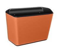 Genérico Car Trash Can - Leak-Proof Multifunctional Rubbish Bin Organizer, 20.5x8x13cm Waterproof Storage Can | Microfiber Leather Design For SUV, Truck, Sedan, And Travel Use