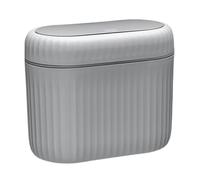 Genérico Car Trash Can with Lid - 6.96 Inch PP Organizer Bin | PP Car Garbage Container - Large capacity keeps cars tidy and prevents leaks for vehicles home or office use