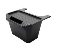 Genérico Car Trash Can with Lid, Automobile Storage Box, Compact Vehicle Rubbish Bin and Storage Organizer for Cup Holder, Snacks, Phone, Tissues, Interior Cleanliness, Black
