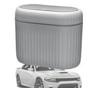 Genérico Car Trash Can with Lid, Large Garbage Storage Organizer Bin, Leakproof Waste Container for Sedan, Suv, Van, Mpv, Truck, Front Back Seat, Door Storage Use, 6.96 X 3.66 X 5.70 Inches
