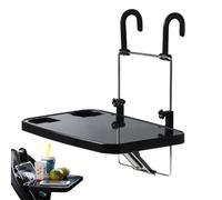 Genérico Car Trays For Eating, Auto Backseat Tray, Lap Tray With Hook Design, Adapt To Angles And Heights, Stabilized ABS, SUV Truck