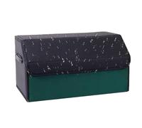 Genérico Car Trunk Organizer Strong, PU Leather Box, Magnetic Closure with Folding Storage Case, Ergonomic Travel Design, Easy to Use Cargo Utility, Premium Quality Automotive, Size Standard Black