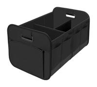 Genérico Car Trunk Organizer - Trunk Compartments Storage | Non-Slip Cargo Holder Bin with Adjustable Sections, Vehicle Storage Solution for Grocery Transport, Sedan, Truck, SUV, RV, Camping, Travel