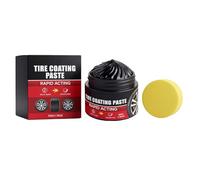 Genérico Car Tyre Shine - Tyre Wax, Quick Penetrating Black Restorer for Vehicle, Glossy Tyres Dressing for Car Truck SUV RV, Automotive Exterior Care Product for Shine Protection 75g