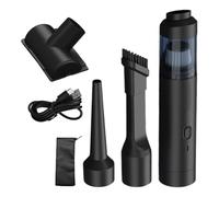 Genérico Car Vacuum Cleaner | Brushless MotorCar | Rechargeable Multiple Brush Heads High Power Hand Held Vaccuum Cordless | Accessory for Home, Cars, Office, Pet Hair
