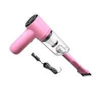 Genérico Car Vacuum Cleaner, Rechargeable Handheld Wet Dry Vac with Strong Suction, Lightweight Cordless Compact Design, Clean Conveniently, Made of Abs Material, 6.5x5.91in