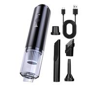Genérico Car Vacuum Cordless, Handheld Vehicle Vacuum, Silent low Noise Process, Lightweight Compact Design, Ideal para RV Sedan Couch Cleaning, 0,5L, Black Color, 1 pieza
