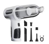 Genérico Car Vacuum Vehicle Cleaning Device | Powerful 60W Suction ABS Portable Vacuum 2000mAh Battery USB Charging 20min Runtime for Truck Sedan SUV RV Home Bed Couch Carpet