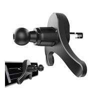 Genérico Car Vent Phone Mount - 360 Degree Rotatable Air Vent Phoone Holder with Wider Spring Clamp, Universal Anti Shake Cell Phone Car Mount For Dashboard Compatible with Most Smartphones