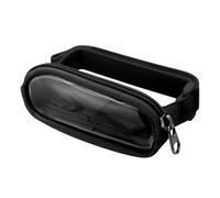 Generico Car Visor Lip Balm Holder | TPU & Nylon Cloth, 4.1in X 1.4in X 1.2in | Portable Strap Organizer Pouch For Sun Visor | Convenient Car Accessory For Lip Care