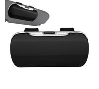 Genérico Car Visor Sunglasses Holder, Eyeglasses Sun Organizer Case, 7.28x3.19x2.56 Inches Protective Clip Storage Box with Magnetic Closure, Fit Interior for Car Truck SUV Van Travel