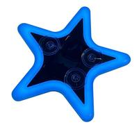 Genérico Car Window Light, Star Neon Lamp, Solar Powered Glow Suction Cup Mount, for Automotive Truck Van Bus Taxi Road Trip Driveway Parking Interior Ambient Lighting Use 4.72x3.15 inches