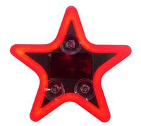 Generico Car Window Light, Star Neon Lamp, Solar Powered Glow Suction Cup Mount, for Automotive Truck Van Bus Taxi Road Trip Driveway Parking Interior Ambient Lighting Use 4.72x3.15 inches