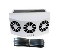 Genérico Car Window Vent Fan - Automotive 3 Outlet Vent Fan,Multifunctional With 1600mAh Battery Exhaust Fans,Car Window Fans For SUV, Truck, Vehicles