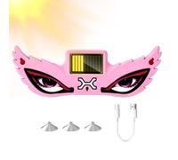 Genérico Car Windshield LED Eyes - 27cm Solar USB Rechargeable Light