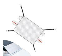 Genérico Car Windshield Snow Cover Magnetic Protector, 3-Layer Ice Sun Shade for Winter Vehicle SUV RV Use, Windshield Shield for Snow Removal Storage Protection and All Season Defrosting
