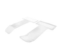 Genérico Car Windshield Ticket Holder - 2PCS Windscreen Sticker Clip Organizer, Transparent Vehicle Document Accessory | For Parking Pass Receipt Home Daily Storage Use Parking Holder, Windshield