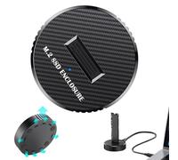 Generico Carcasa M.2 - 10 cm | Soporte ABS - Externo 10 Gbps Tipo C 3.1 Doble Protocolo Conexión , Ideal Transferencia de Datos Laptop Ordenador Escritorio Almacenamiento Móvil