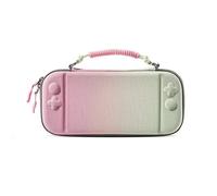 Genérico Carcasa Rígida Protectora De 7,9 Pulgadas, para Switch 2 (2025), Estuche De Transporte con 10 Ranuras para Tarjetas De Juego, Estuche De Viaje con Gran Capacidad (First-Bloom Cherry Pink)