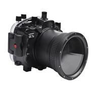 Genérico Carcasa subacuática Impermeable for cámara, Estuche de Buceo, Funda Protectora for A7 II A7S A7R A7M2 A7R2 A7RII, Objetivo de 28-70 mm y 90 mm