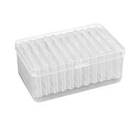 Genérico Card Container | Transparente Square Organizer | Square Playing Card Storage - Storage Jewelry Hardware Parts Craft Small Items Collection Gathering Sports Travel Trading