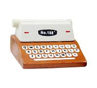 Genérico Card Holder Business, Vintage Printer-Style Organizer, Retro Desktop Display Rack, Special Design for Name Cards, Credit Cards, Brochures, Workplace Desk, Reception, Workroom